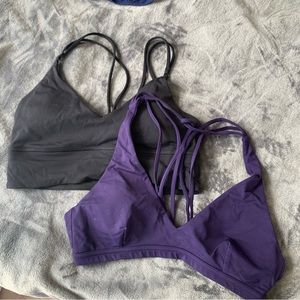 Two Size 8 Lululemon sports bras!